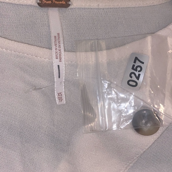 (A11) Free People Get Together Tunic Ivory, Size XS, NEW - Picture 4 of 7